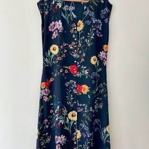 AMOUR VERT 100% SILK SHIFT DRESS, size small